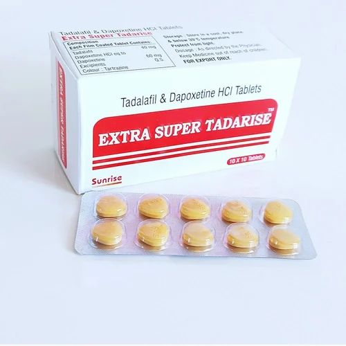 Extra Super Tadarise tabletták és doboz – potencianövelő és korai magömlés elleni készítmény