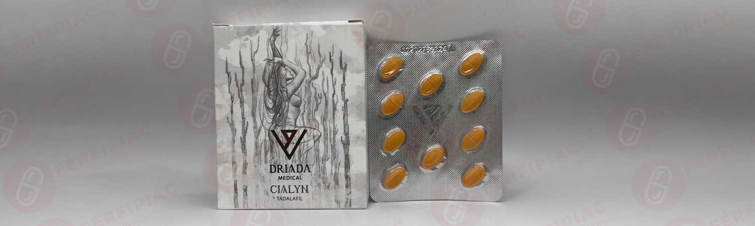 Cialyn 20mg tadalafil tabletta csomagolás és bliszter – cialis rendelés megbízható forrásból, eredeti Driada Medical termékkel. 